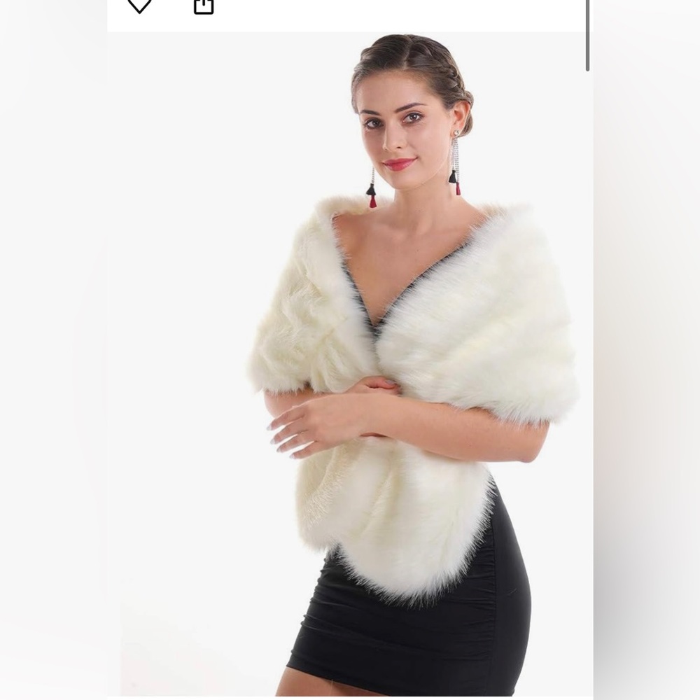 Faux Fur Winter Shrug Wrap